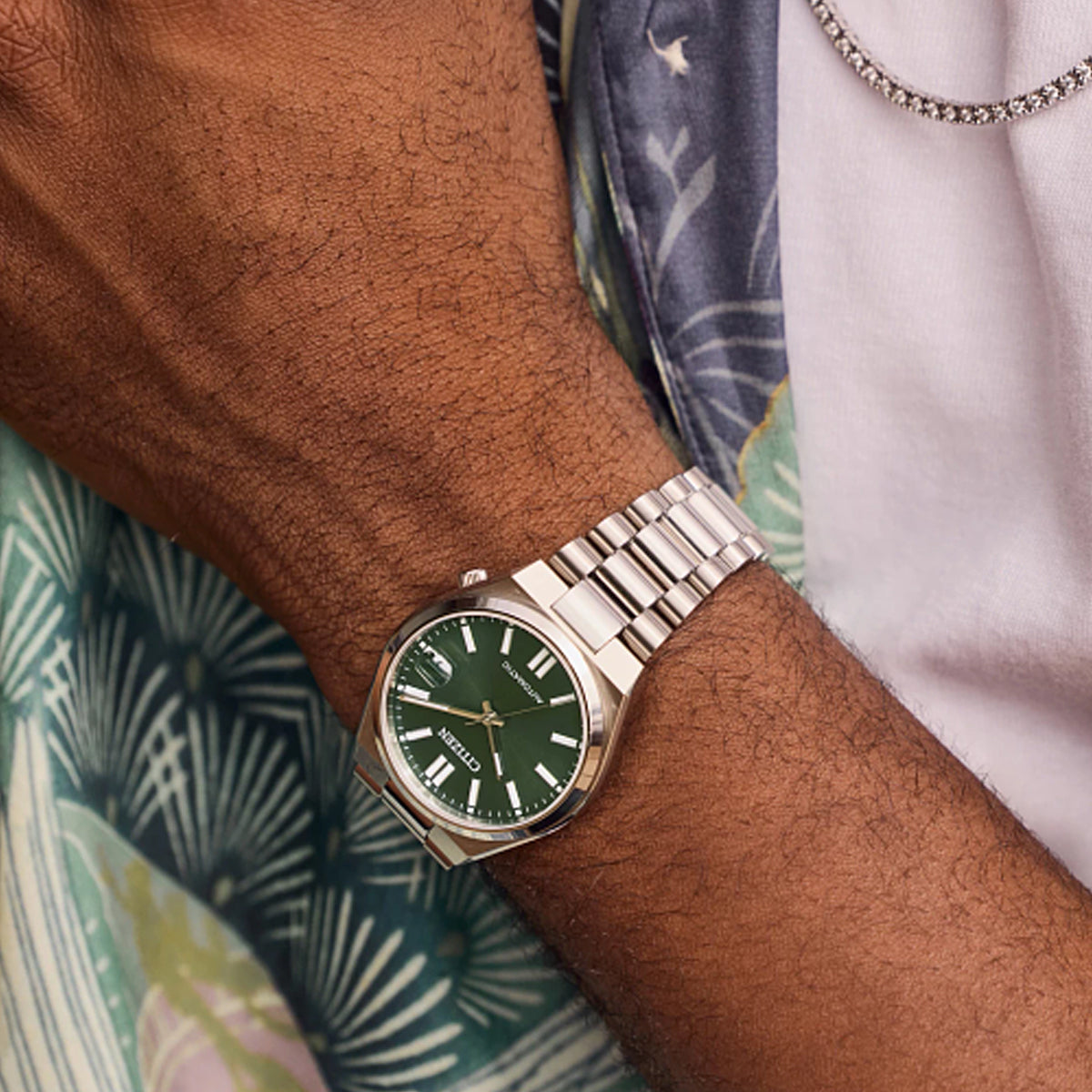 CITIZEN Mod. TSUYOSA 37mm Automatico - VERDE