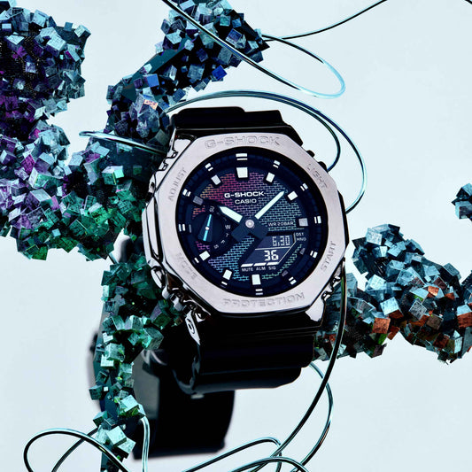CASIO G-SHOCK Mod. OAK METAL COVERED - RAINBOW BRICK WALL SERIE