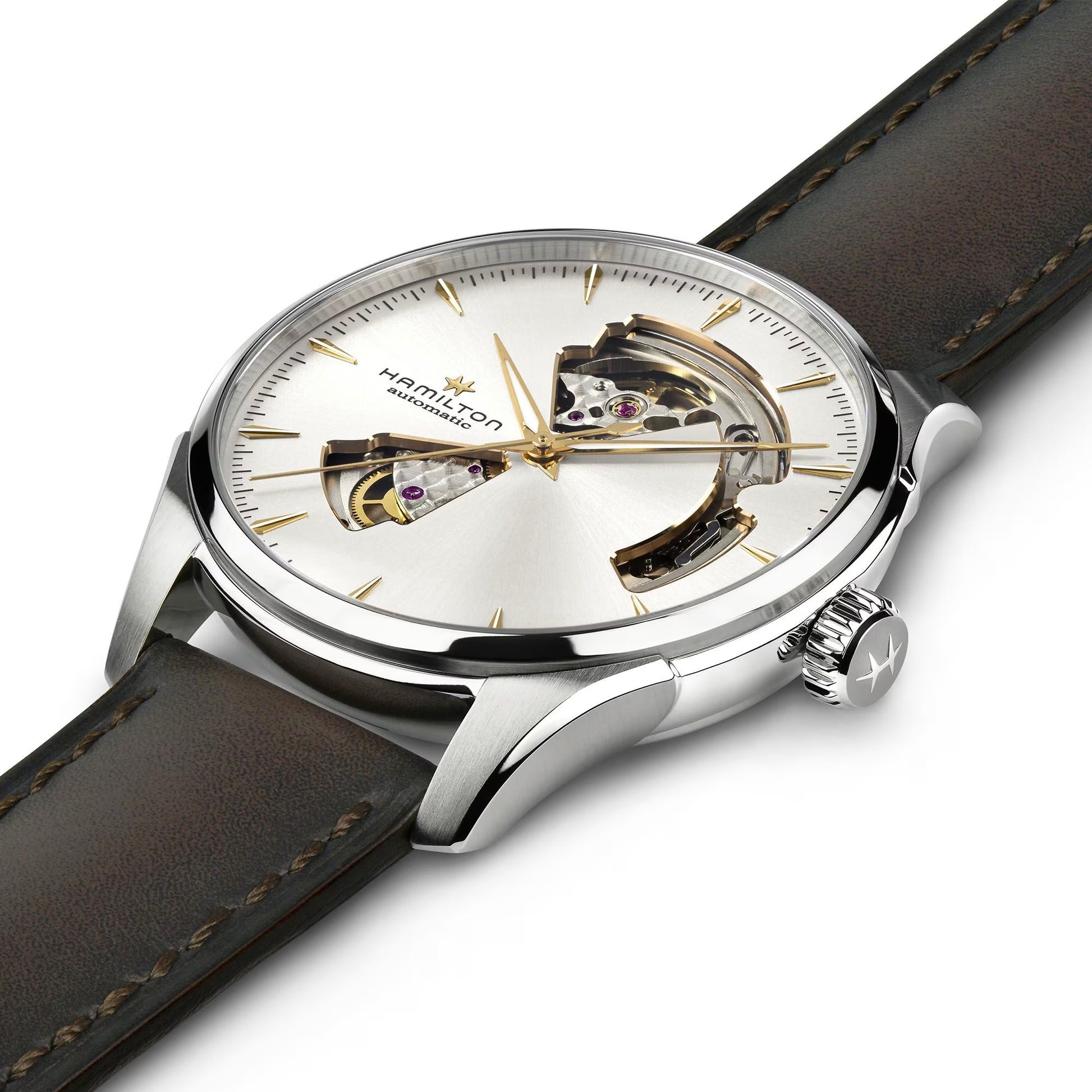 HAMILTON Mod. JAZZMASTER OPEN HEART AUTO H32675551 - Simons & Roth Watches