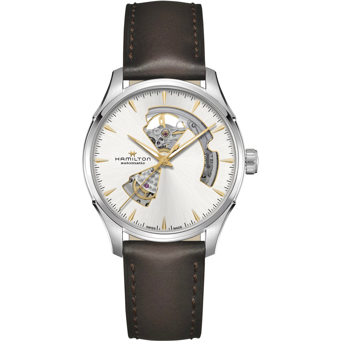 HAMILTON Mod. JAZZMASTER OPEN HEART AUTO H32675551 - Simons & Roth Watches