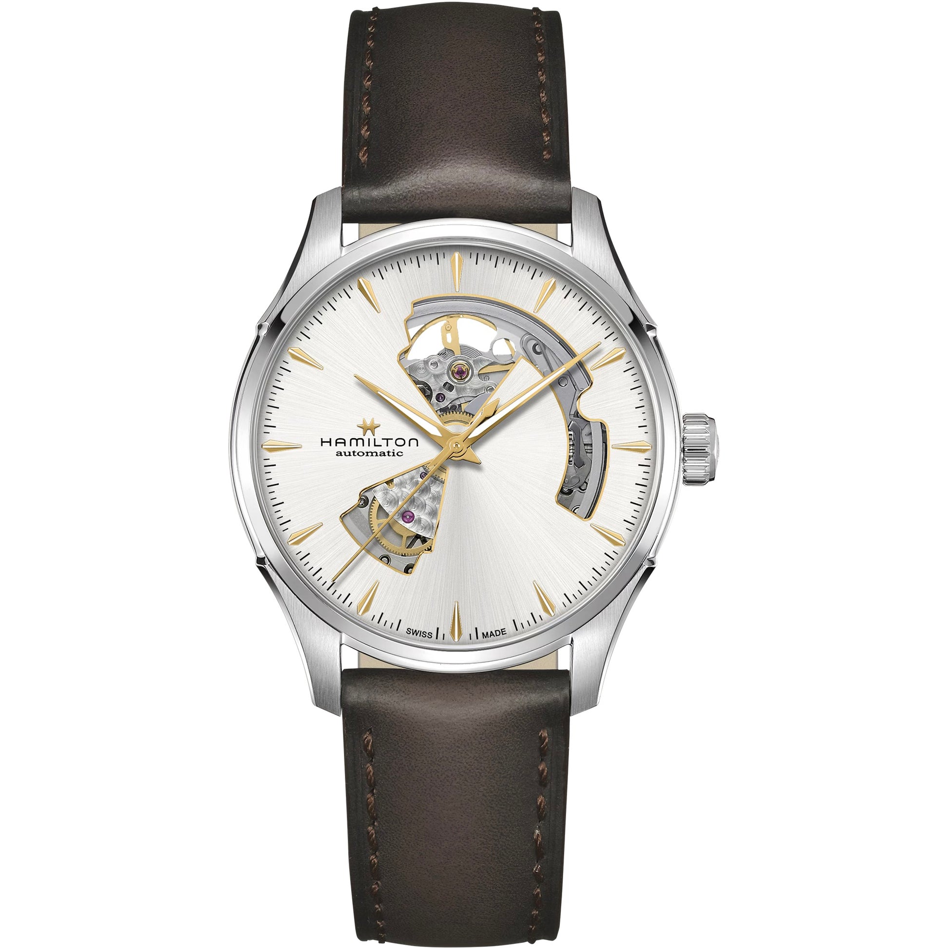 HAMILTON Mod. JAZZMASTER OPEN HEART AUTO H32675551 - Simons & Roth Watches