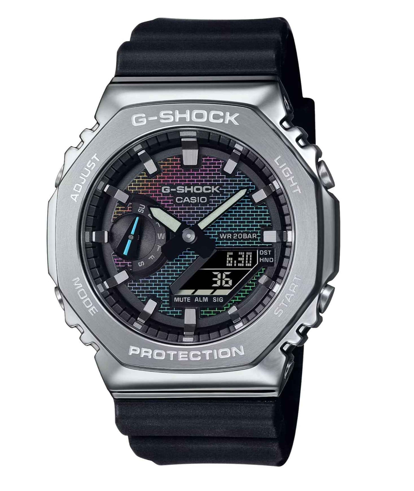 CASIO G-SHOCK Mod. OAK METAL COVERED - RAINBOW BRICK WALL SERIE